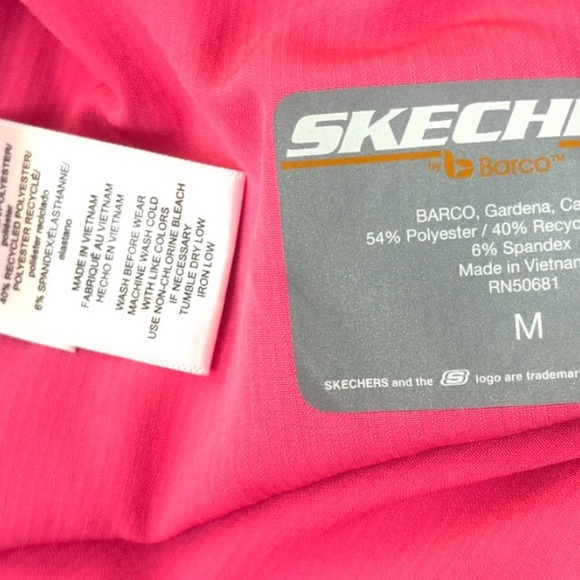 NWT Women Skechers Scrub Jogger Pants Pink Medium Comfort Athleisure Work Active - Picture 3 of 4